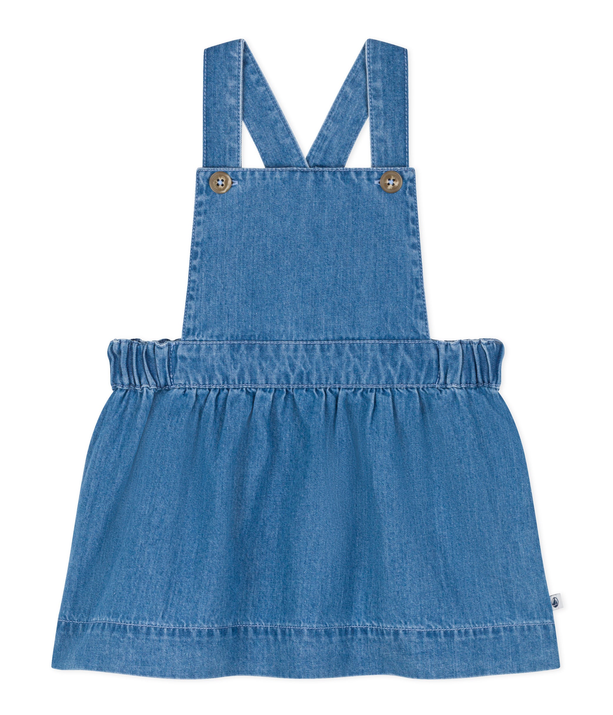 Petit Bateau - Robe Salopette Denim