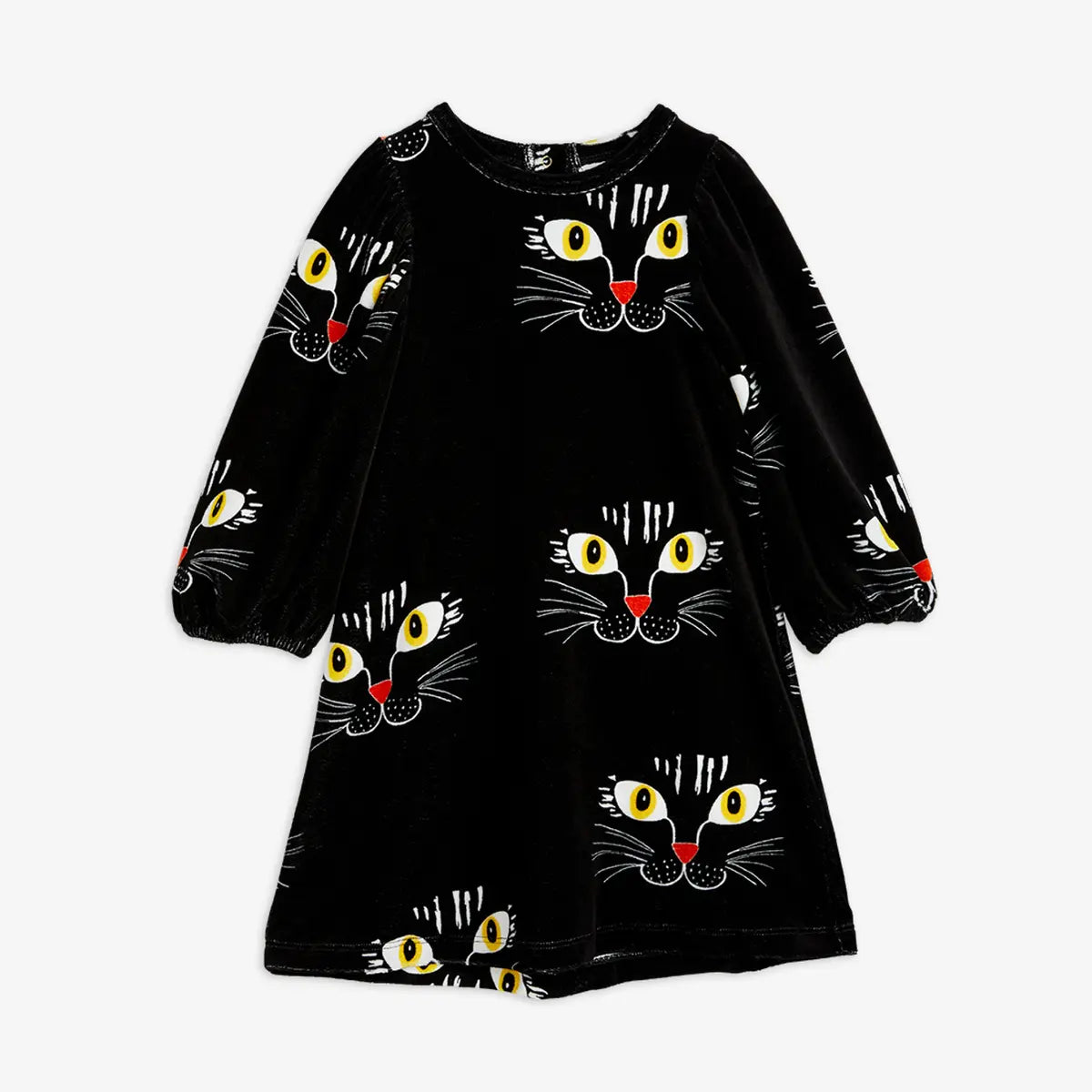 Mini Rodini - Robe Velours Tête de Chat