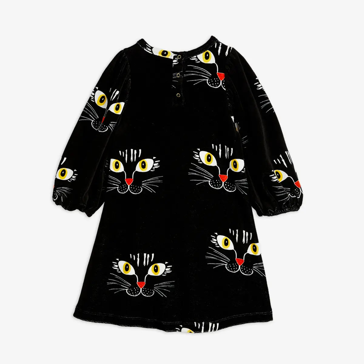 Mini Rodini - Robe Velours Tête de Chat
