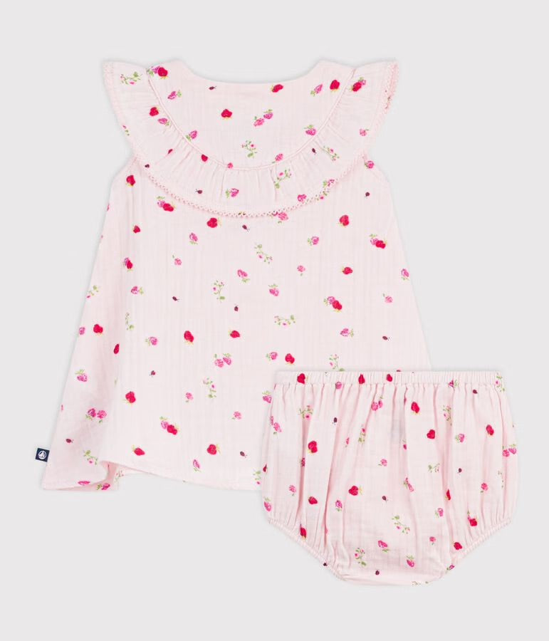 Petit Bateau - Dress + Bloomer (Baby)