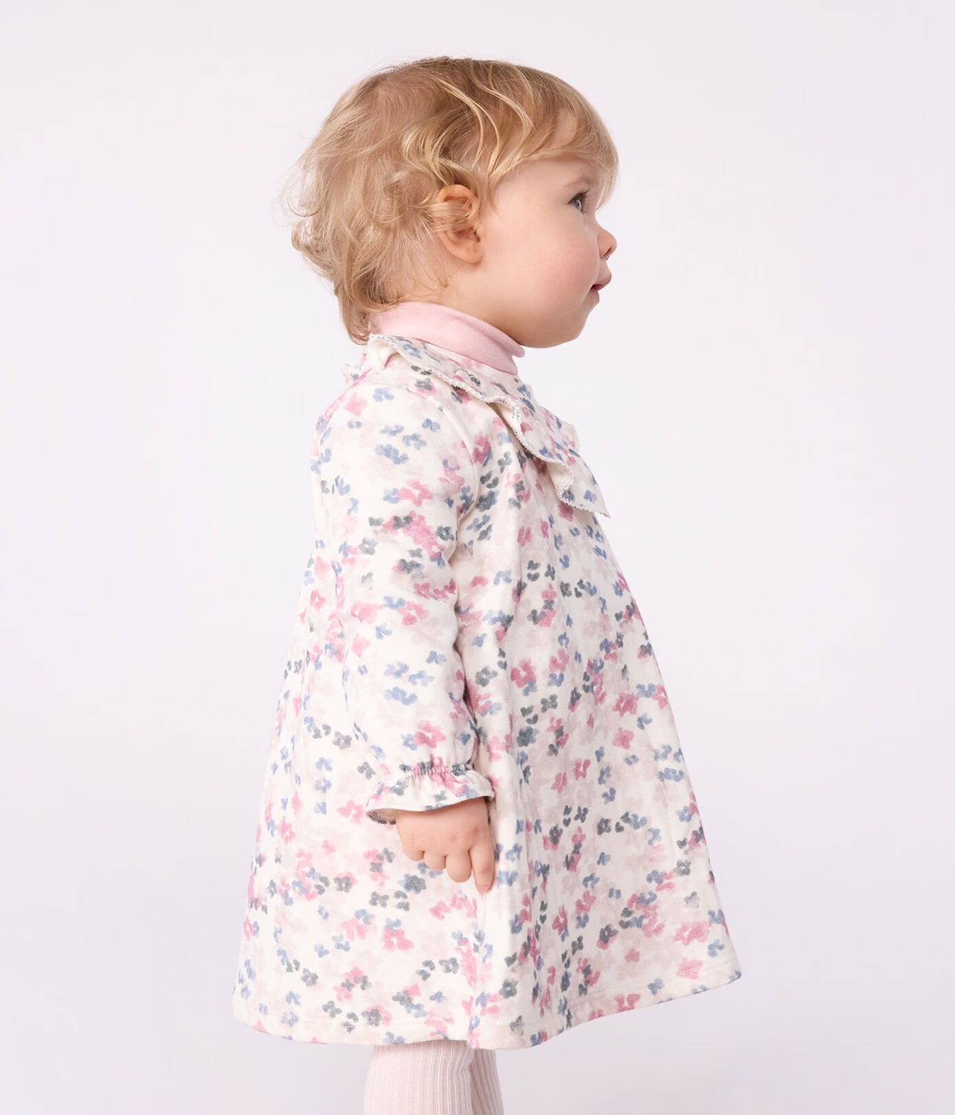Petit Bateau - Long Sleeve Dress (Baby)