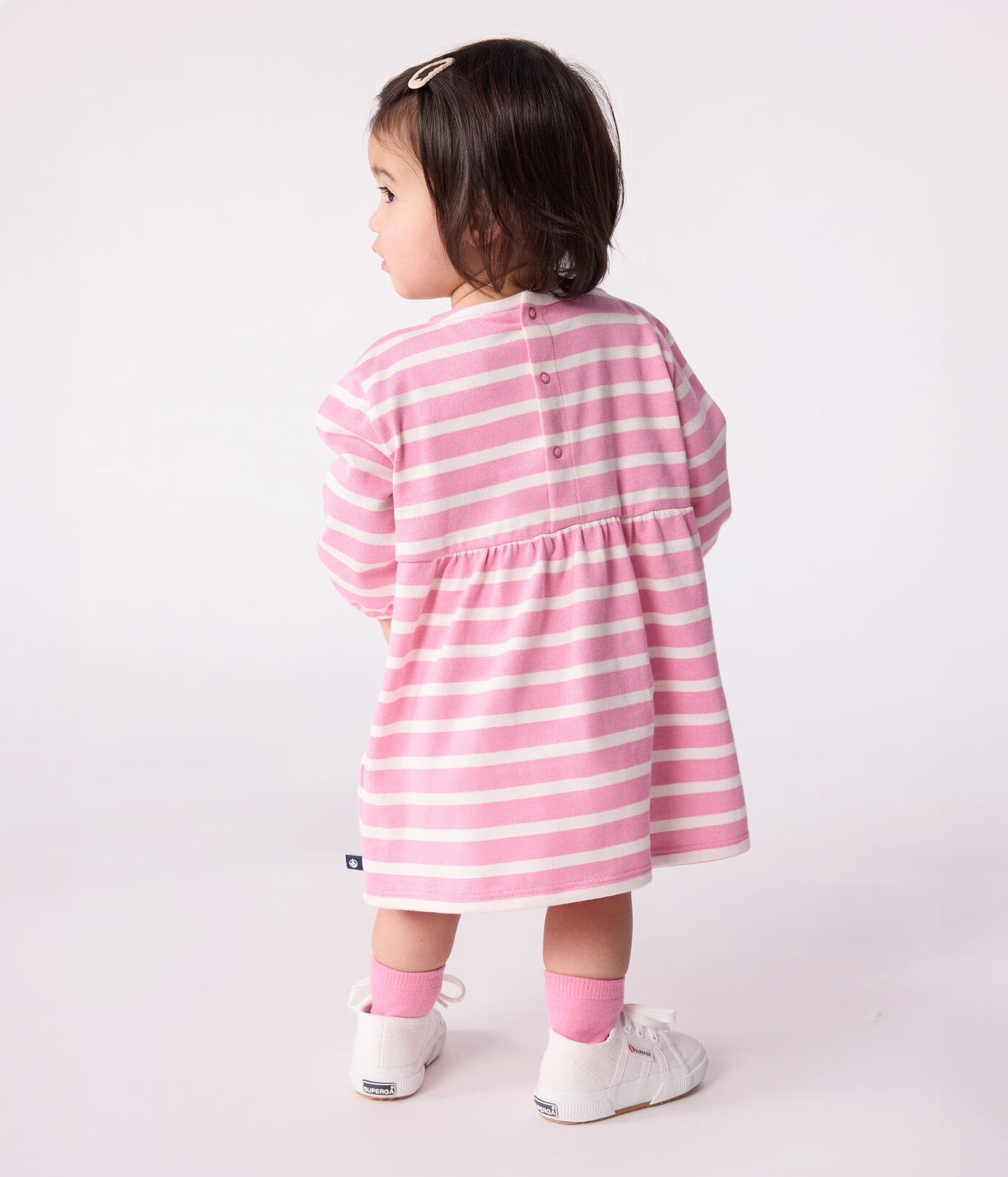 Petit Bateau - Long Sleeve Dress (Baby)