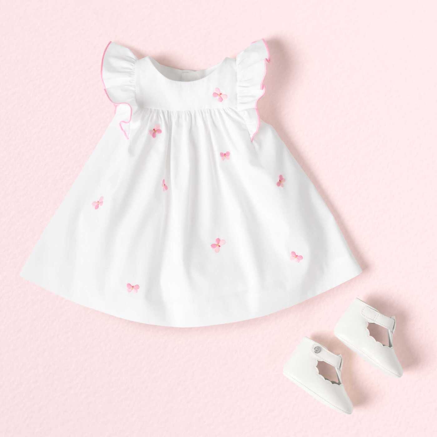 Jacadi - Robe bébé fille en popeline de coton