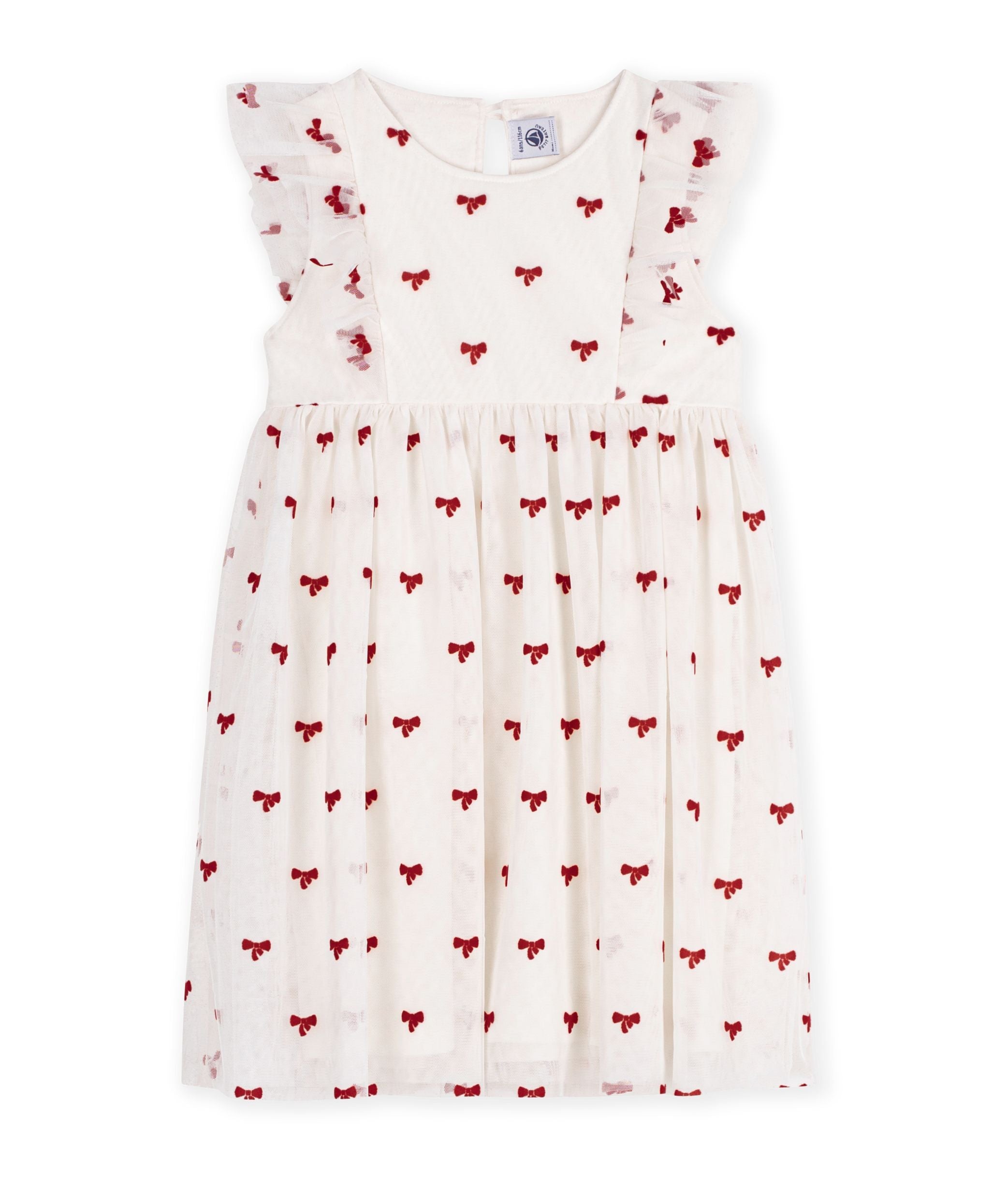 Petit Bateau - Robe enfant sans manche en coton