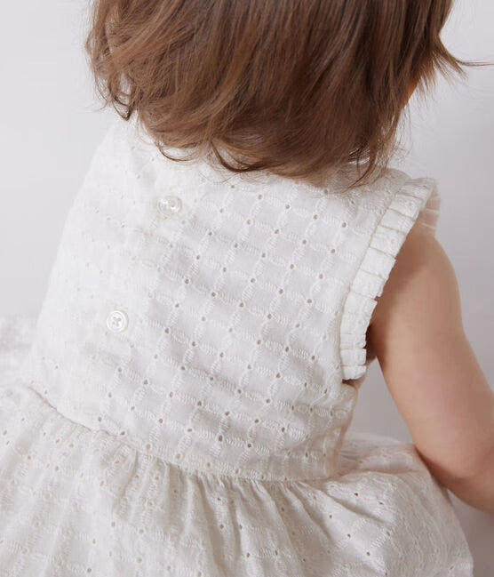 Petit Bateau - Broderies Anglaises Dress (Baby)