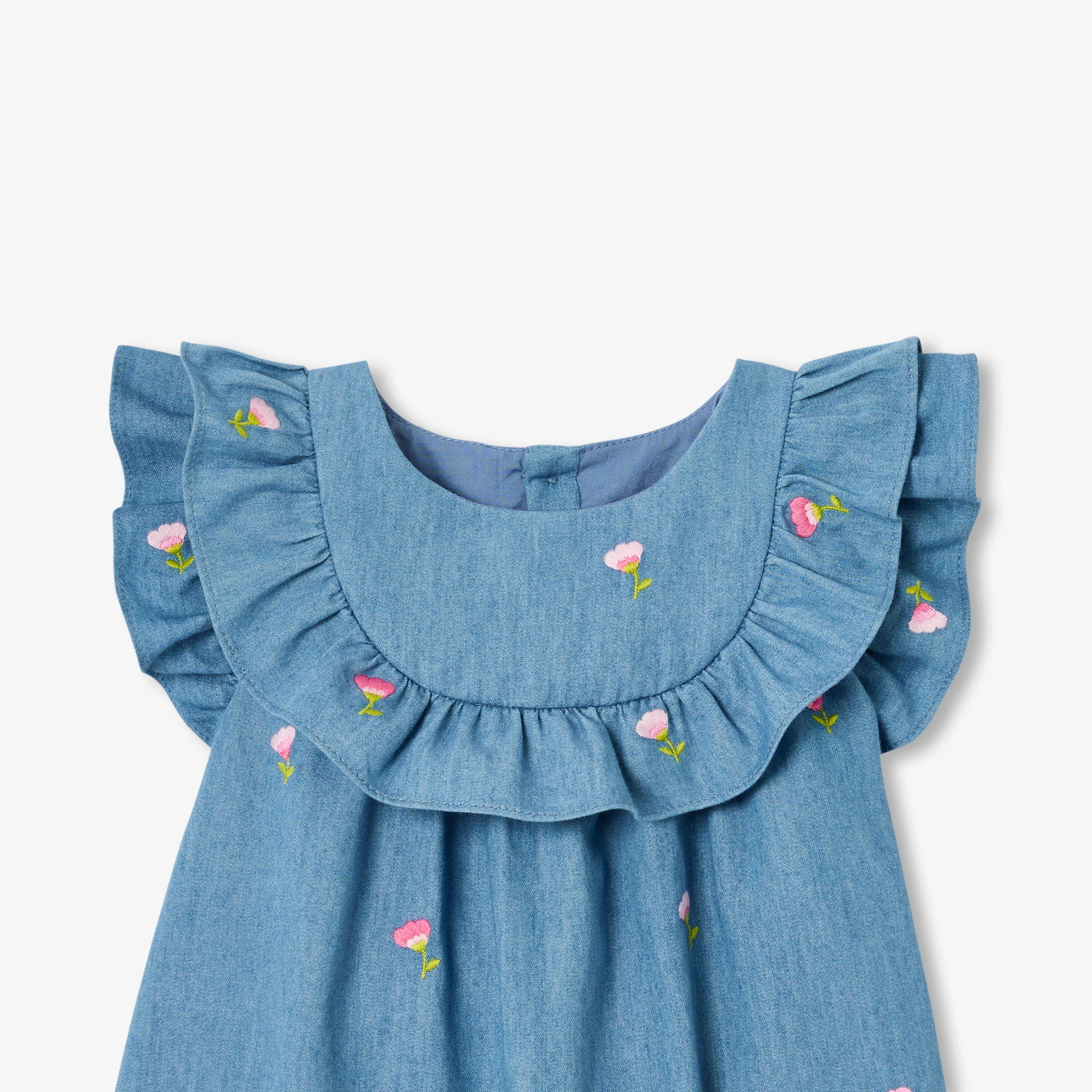 Jacadi - Robe bébé fille en chambray