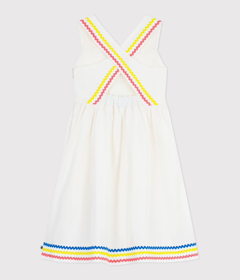 Petit Bateau - Robe longue à bretelles enfant en coton