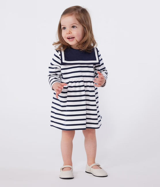Petit Bateau - Robe Manches Longues (Bébé)