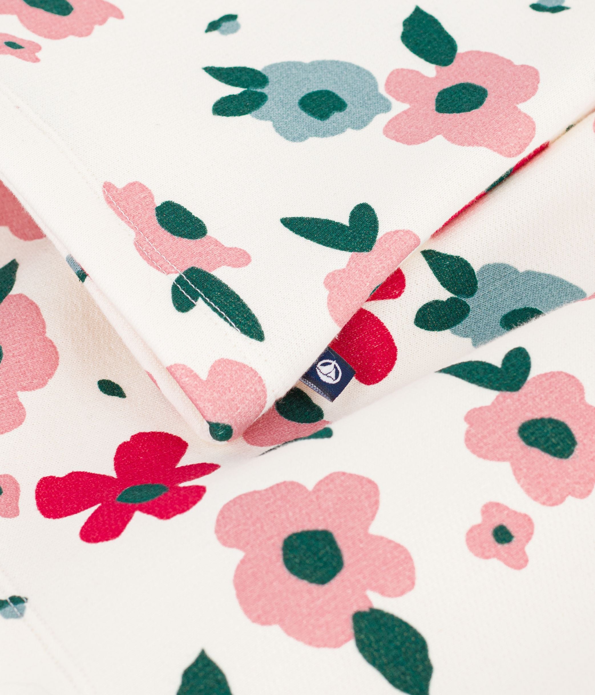 Petit Bateau - Robe Manches Longues à Fleurs