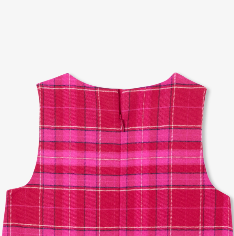 Jacadi - Vanilla Flannel Pinafore Dress