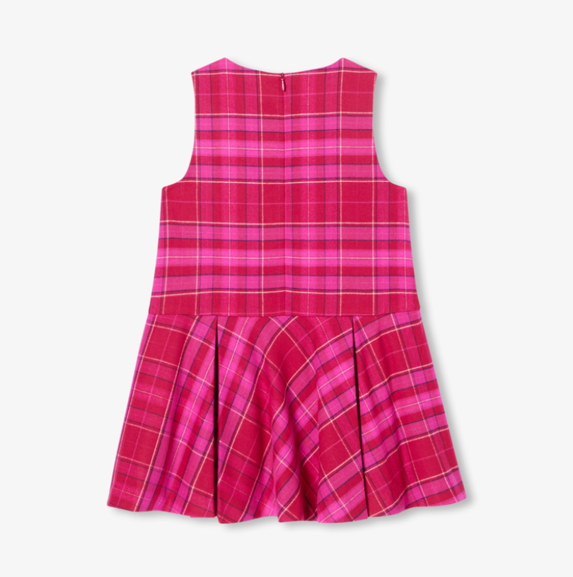 Jacadi - Vanilla Flannel Pinafore Dress