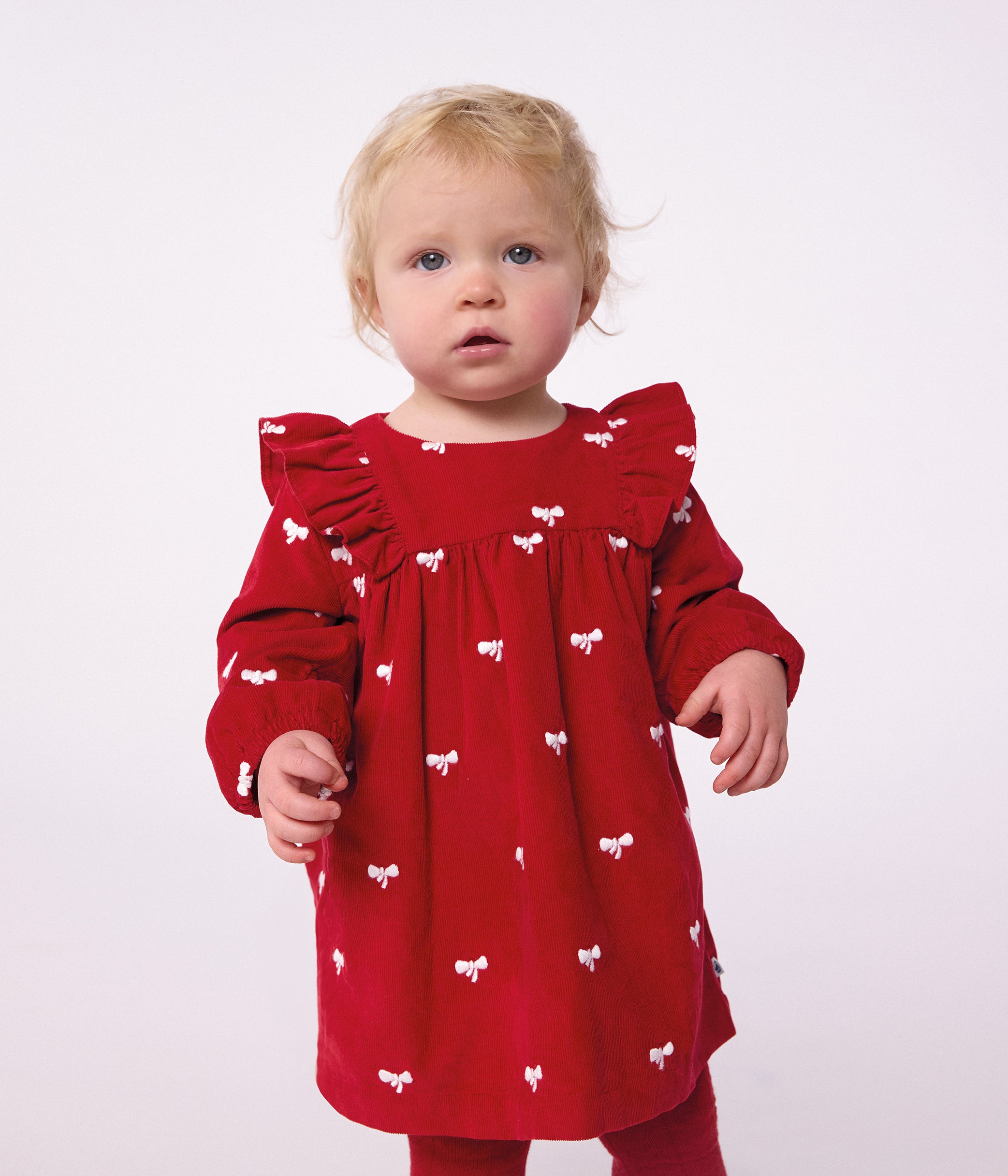 Petit Bateau - Robe Bébé Manches Longues