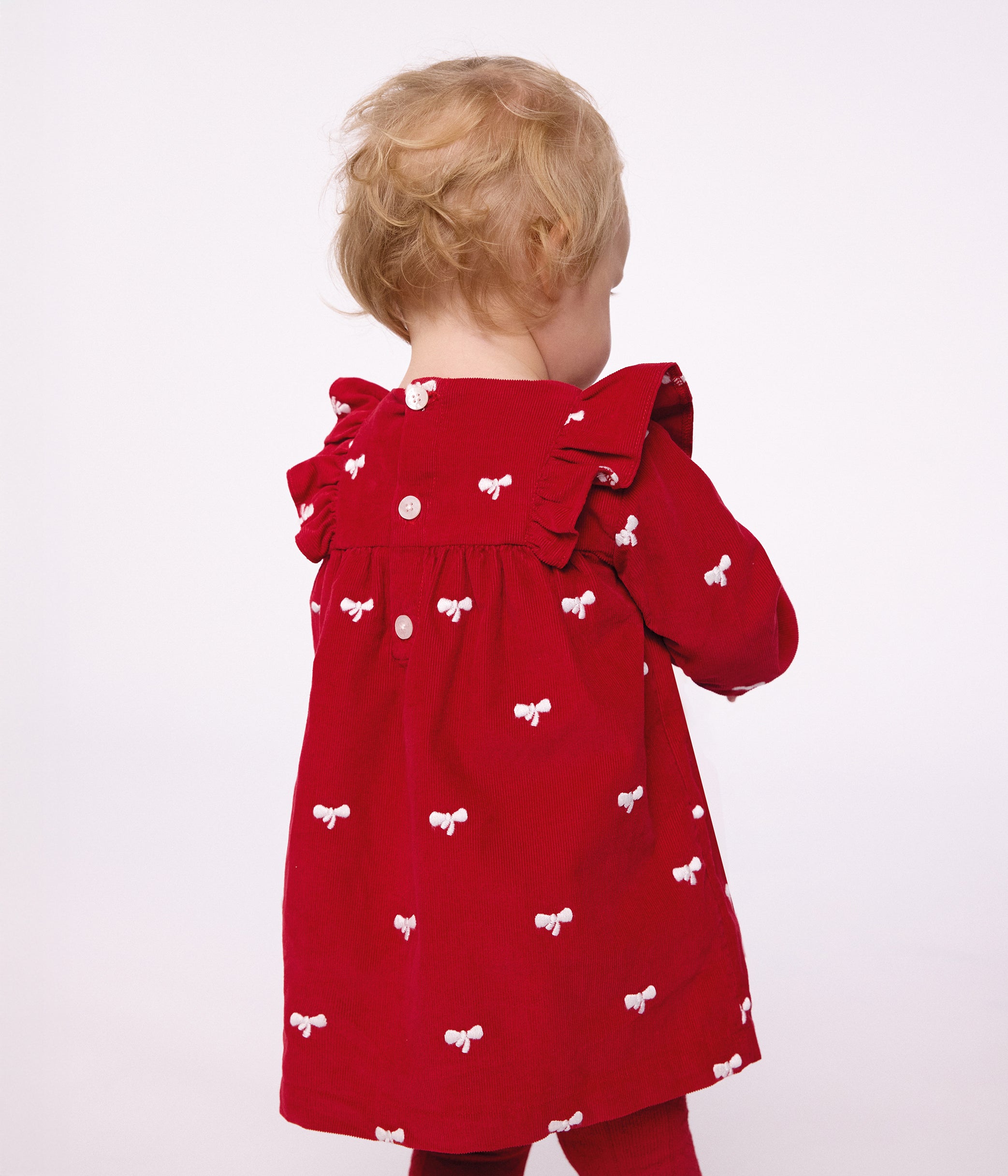 Petit Bateau - Robe Bébé Manches Longues