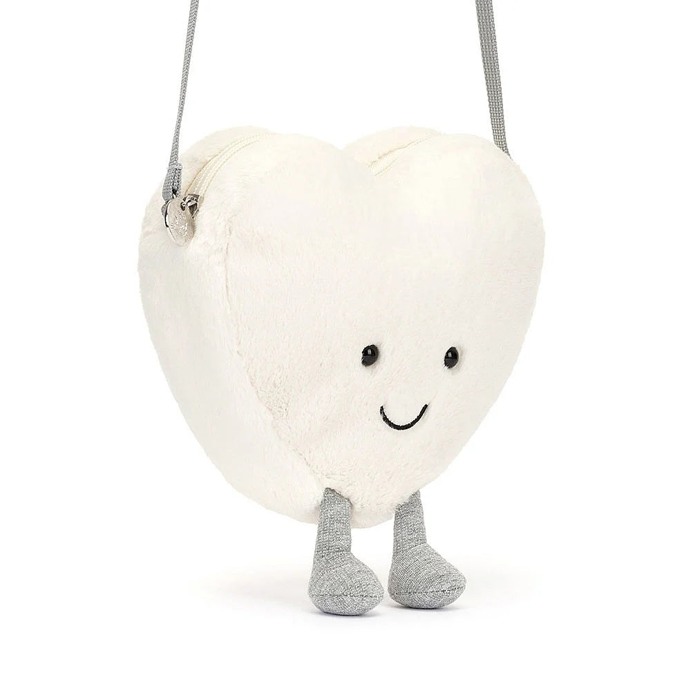 Jellycat - Amuseable Cream Heart Bag
