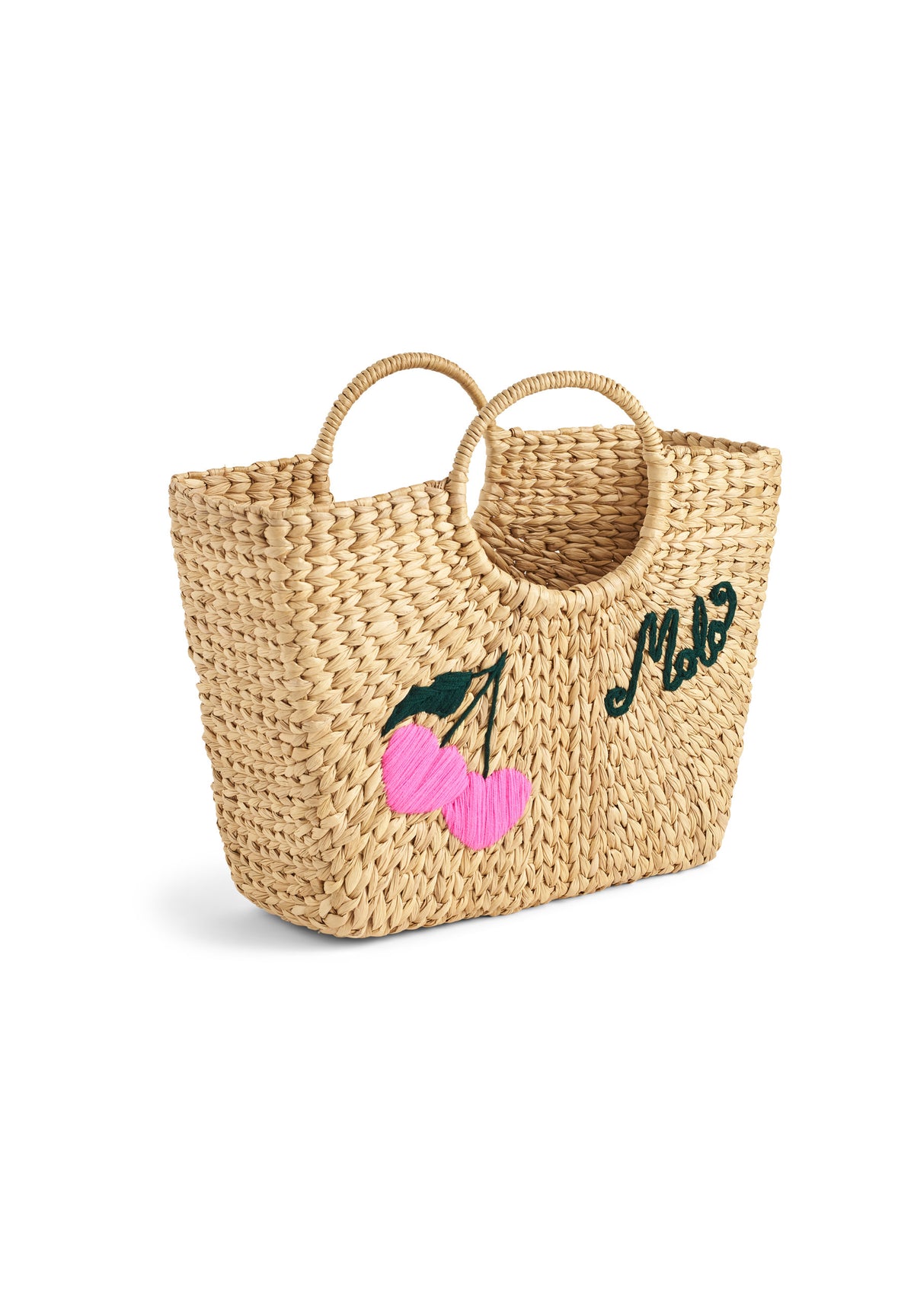 Molo - Straw Basket Beach Bag