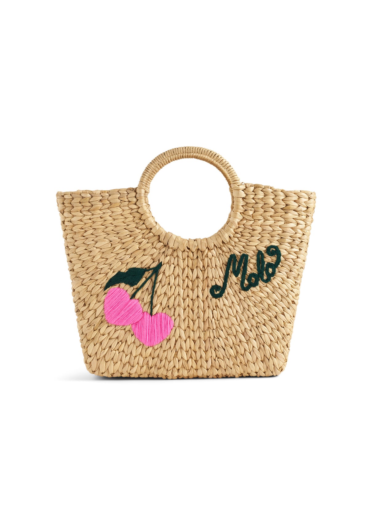 Molo - Straw Basket Beach Bag