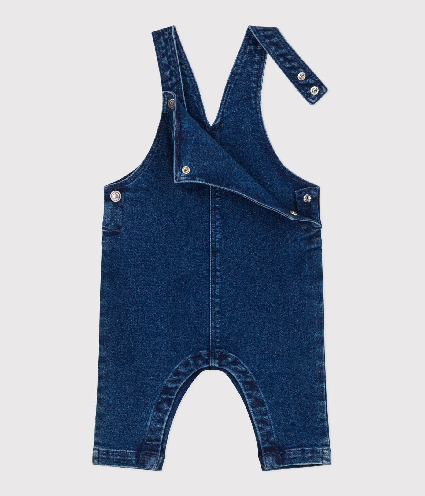 Petit Bateau - Denim Overalls (Baby)