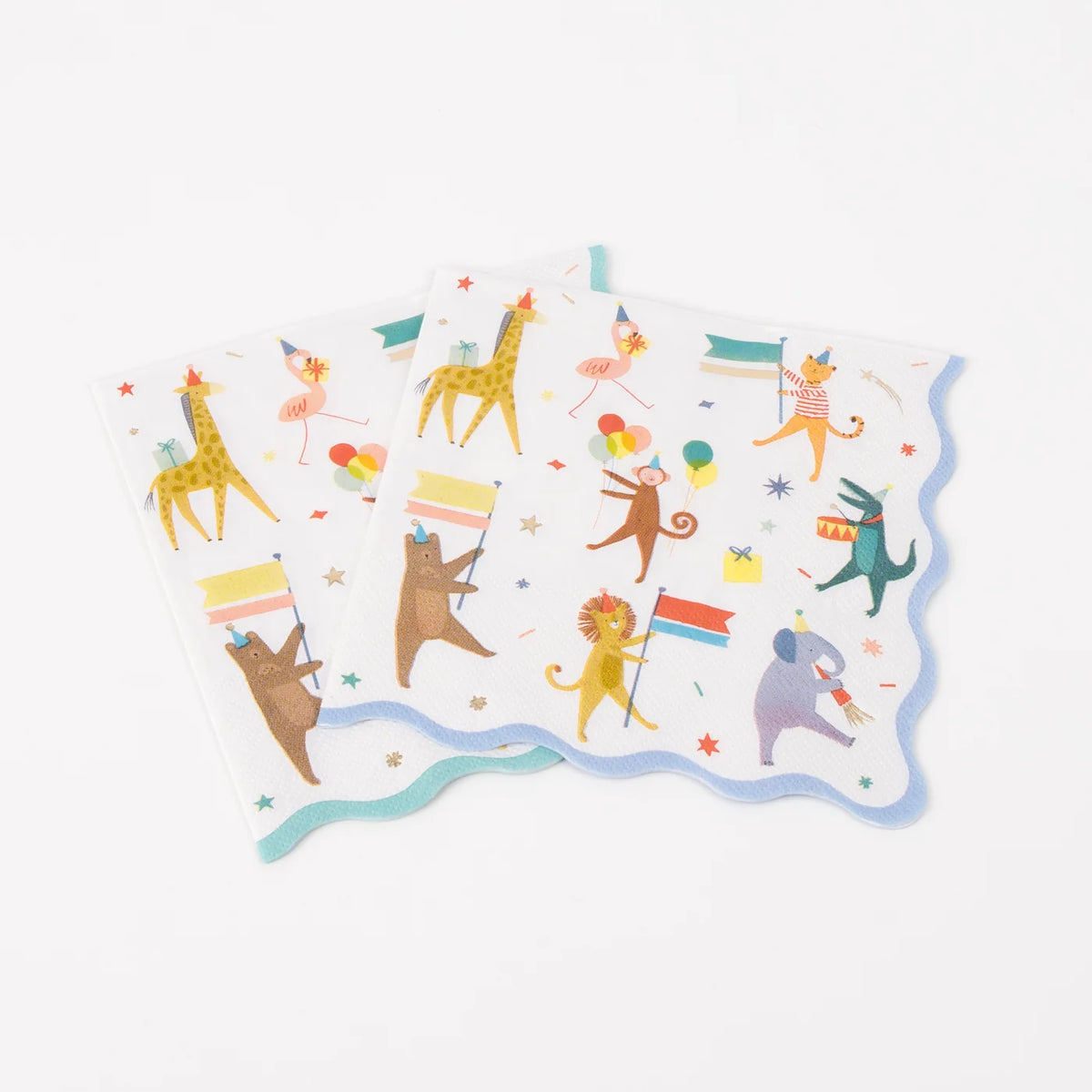 Meri Meri - Animal Parade Large Paper Napkins
