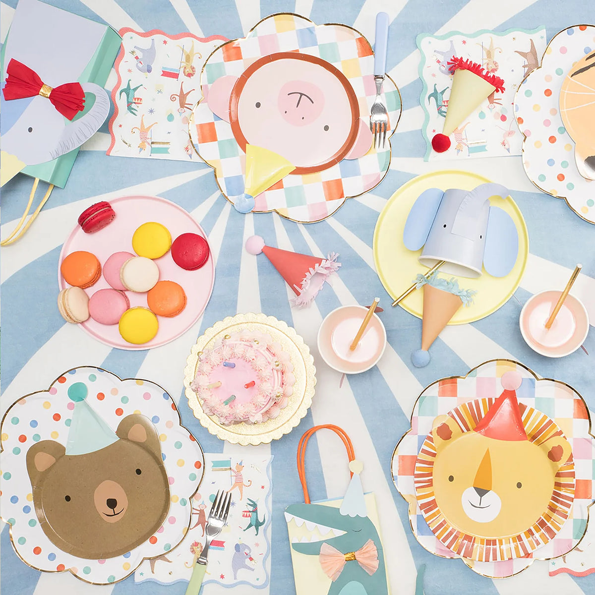 Meri Meri - Animal Parade Large Paper Napkins
