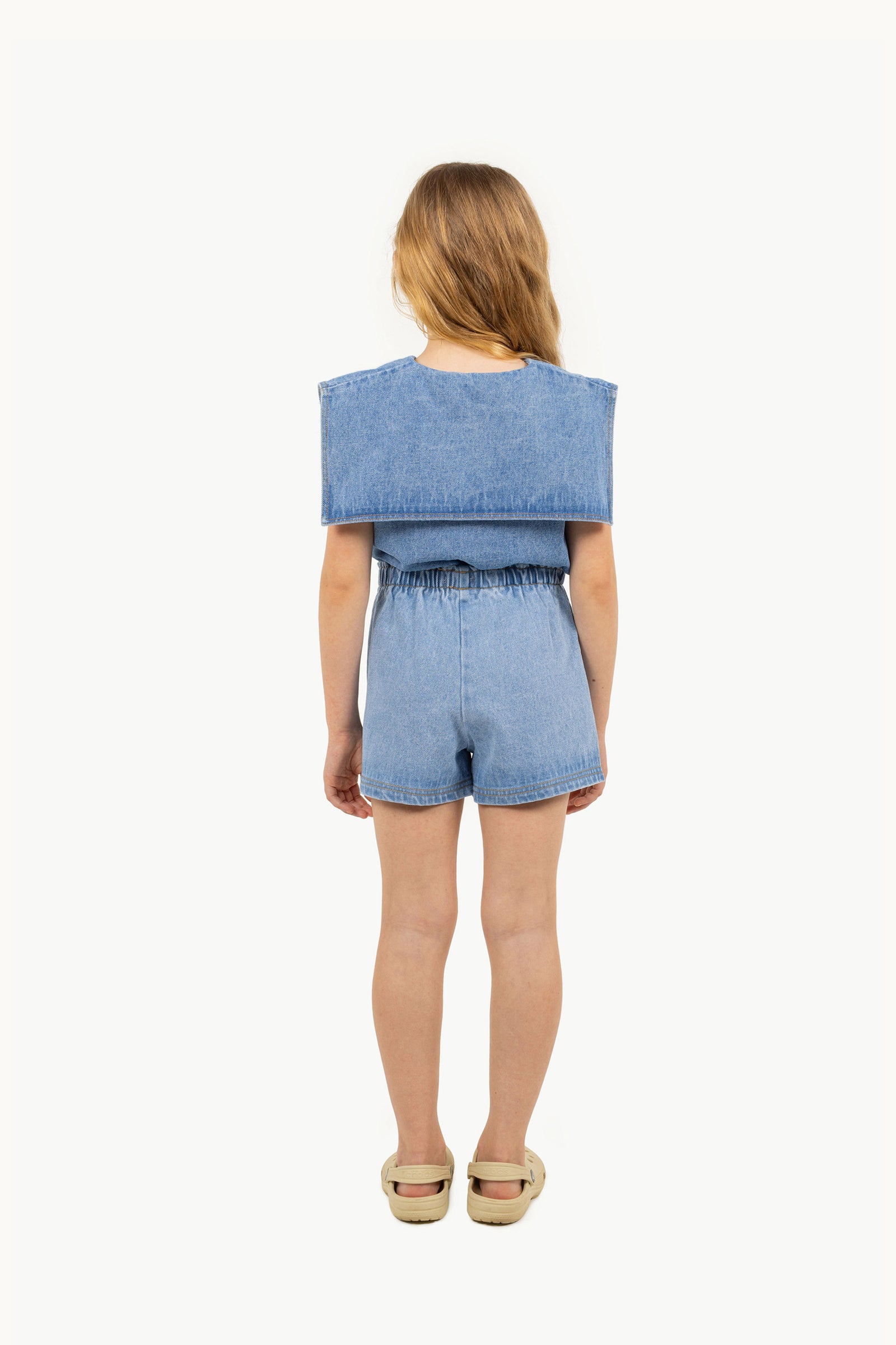 Tiny Cottons - Denim Strawberries Short