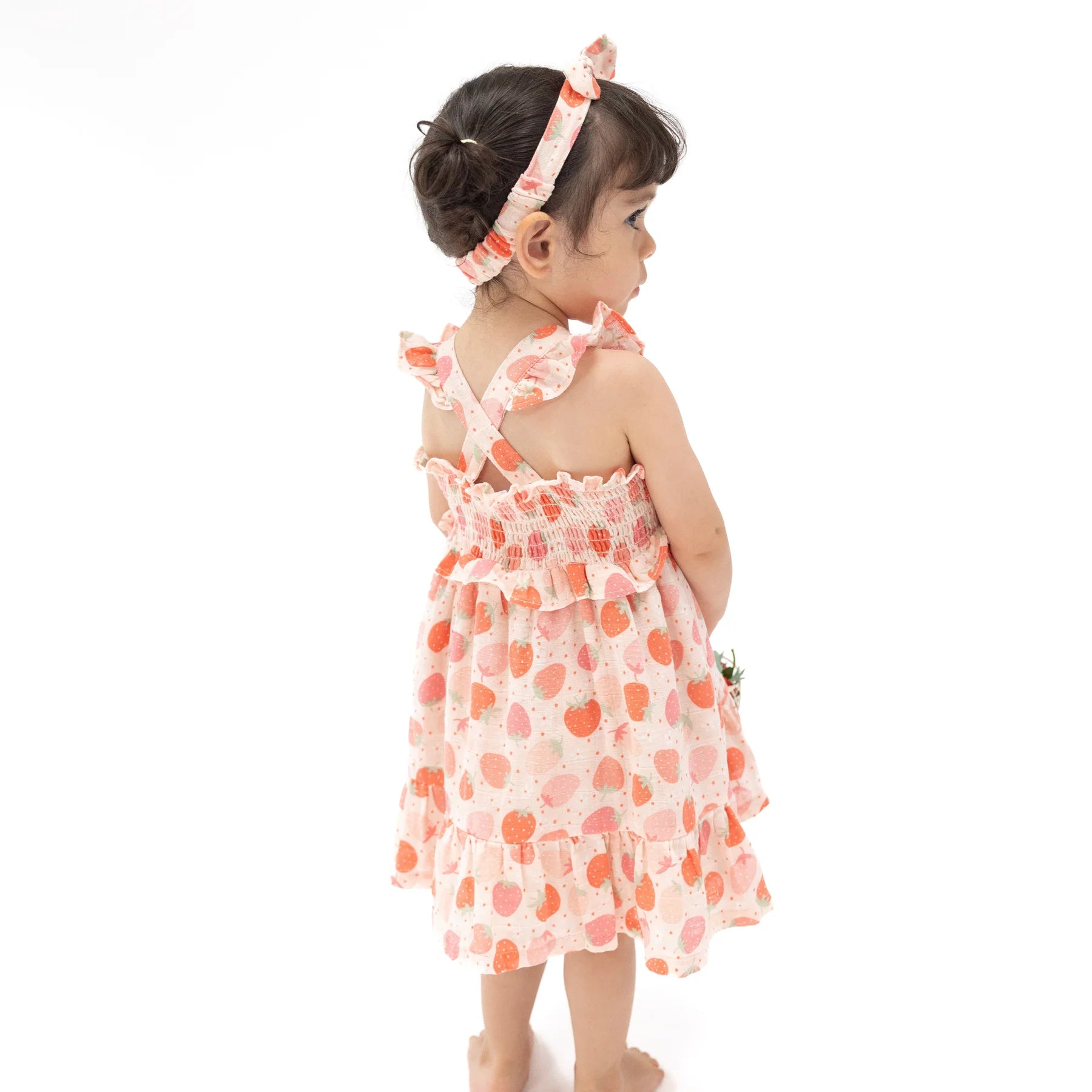 Angel Dear - Strawberry Ruffle Dress