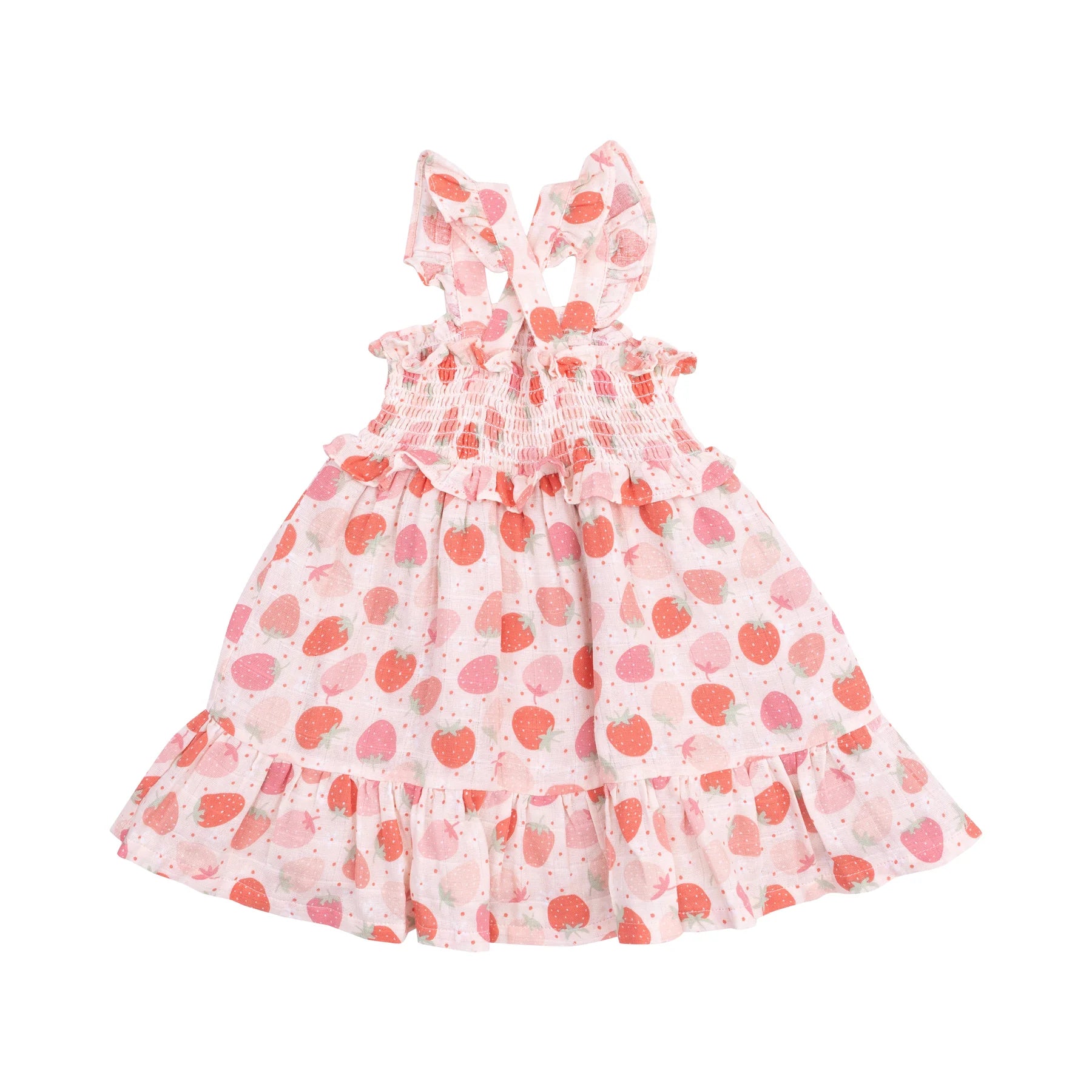 Angel Dear - Robe à Volants Fraise
