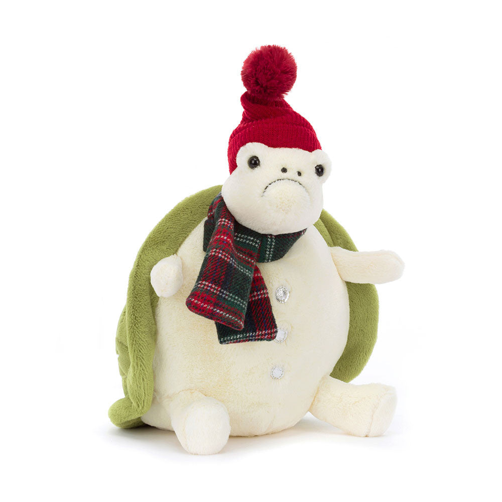 Jellycat - snowman Timmy Turtle