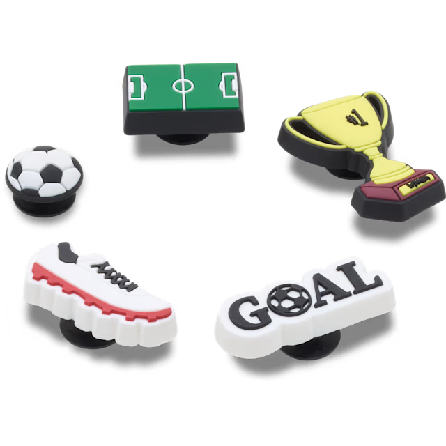 Crocs - Ensemble de 5 breloques Soccer Star