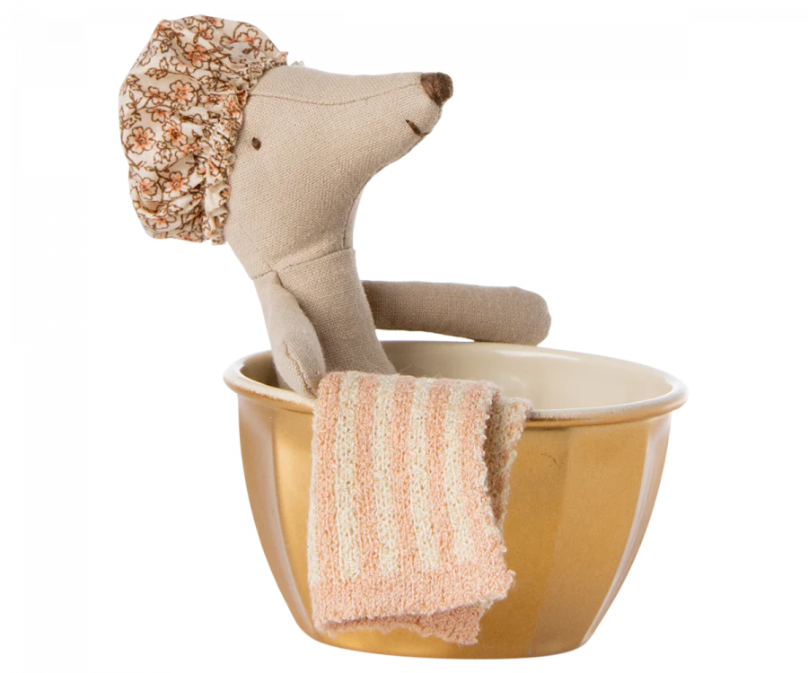 Maileg - Well-being mouse in the bath