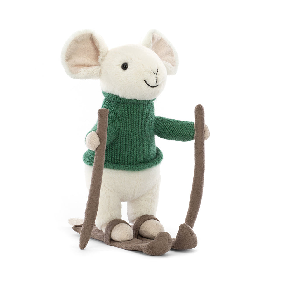 Jellycat - Merry Mouse : Souris Skieuse