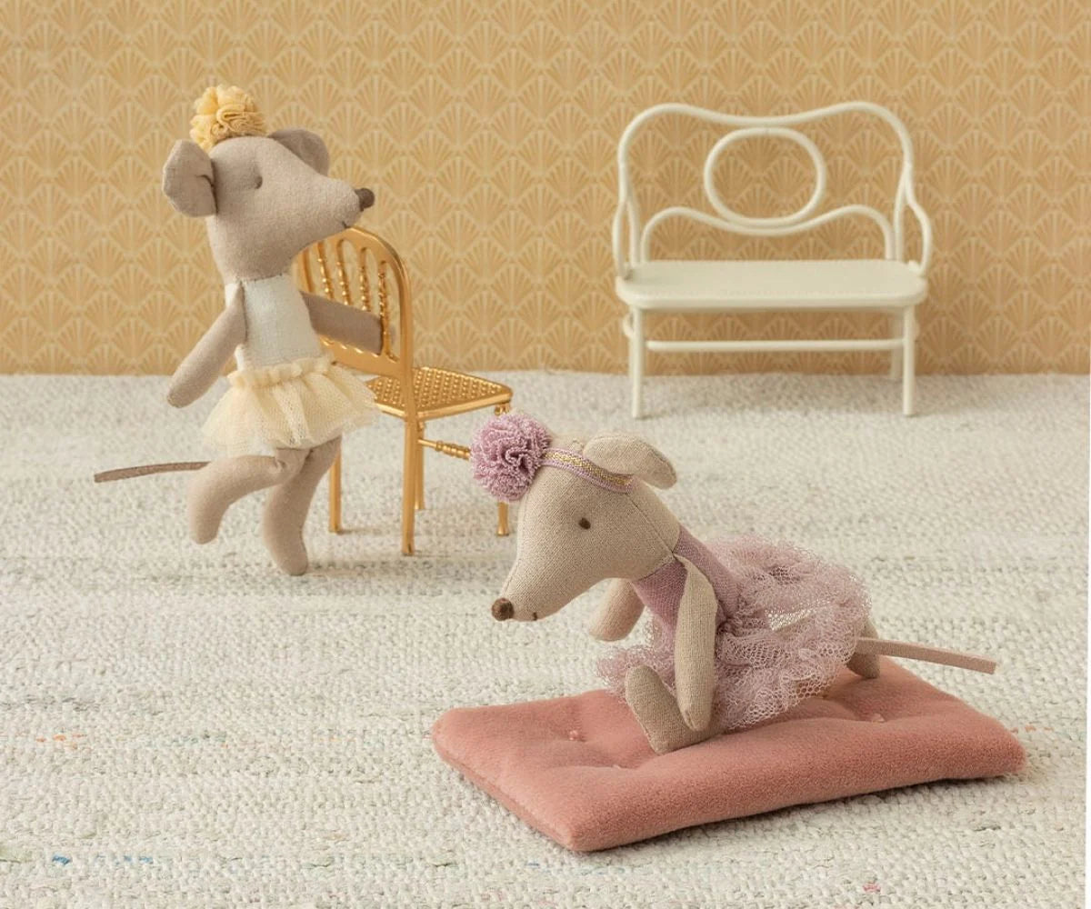 Maileg - Ballerina Mouse, Little Sister - Heather