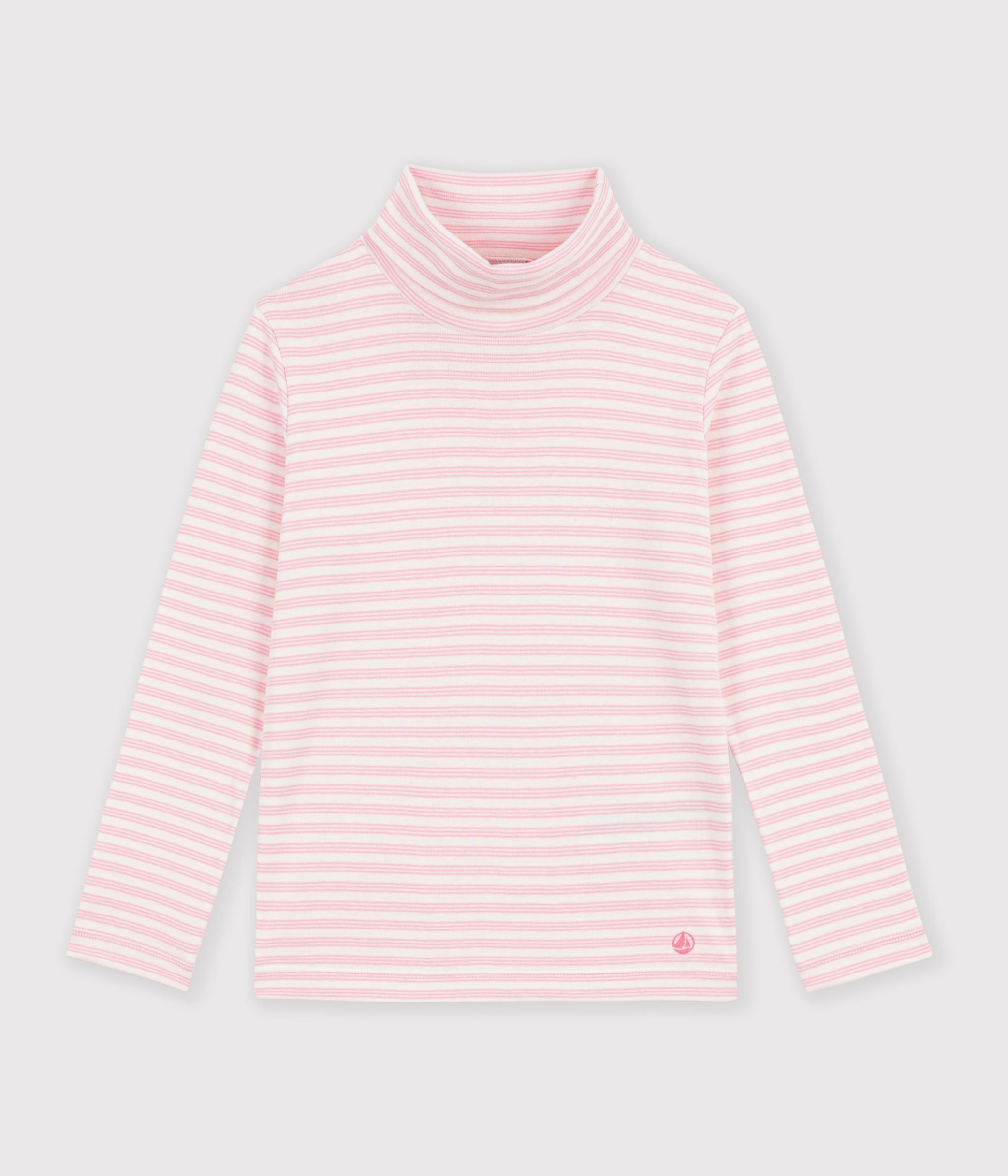 Petit Bateau - Sous-pull enfant en coton à rayures