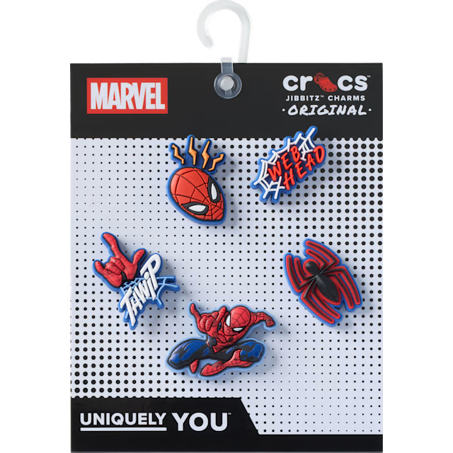 Crocs - Ensemble de 5 breloques Spiderman