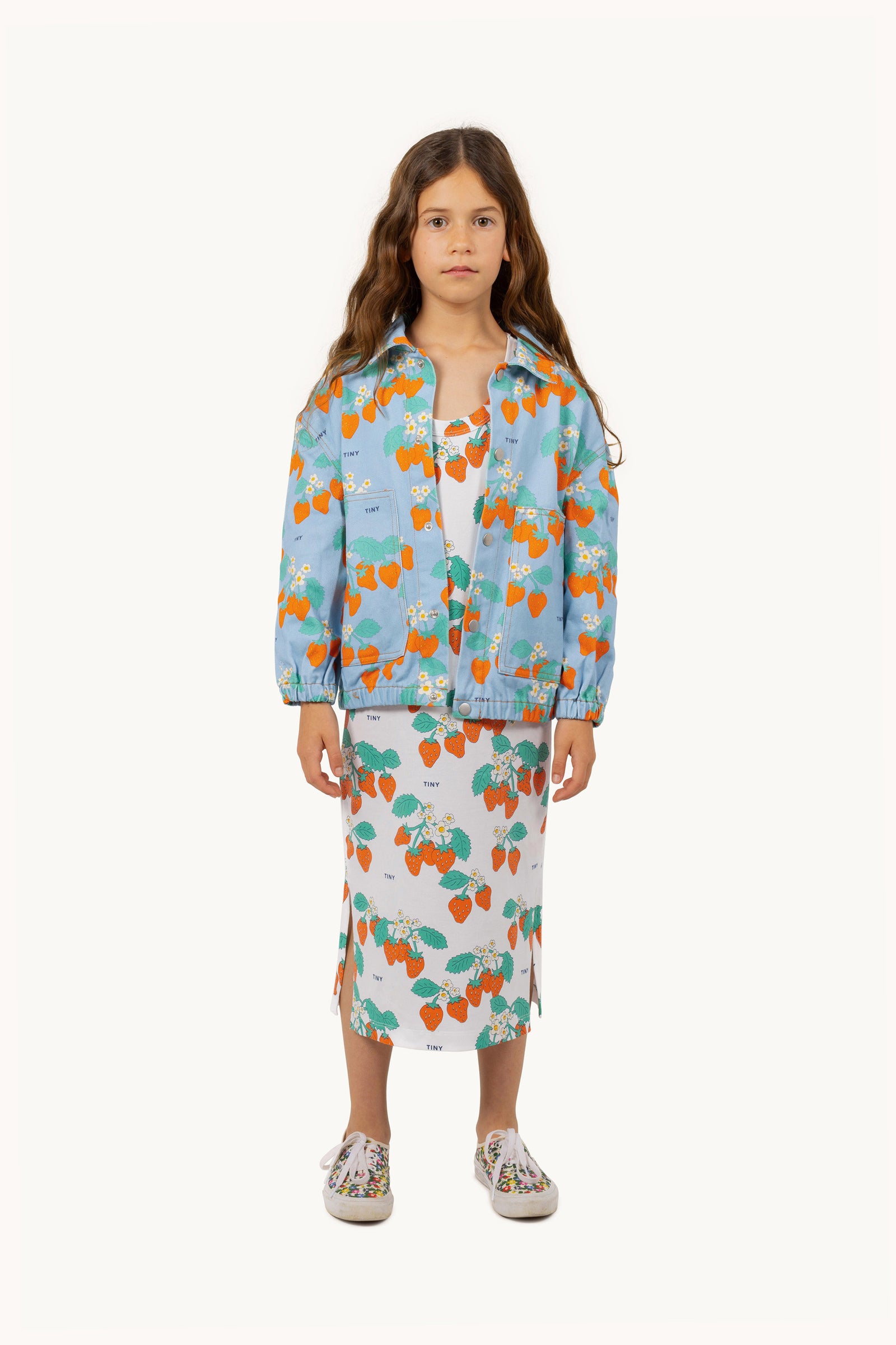 Tiny Cottons - Veste Fraises Denim