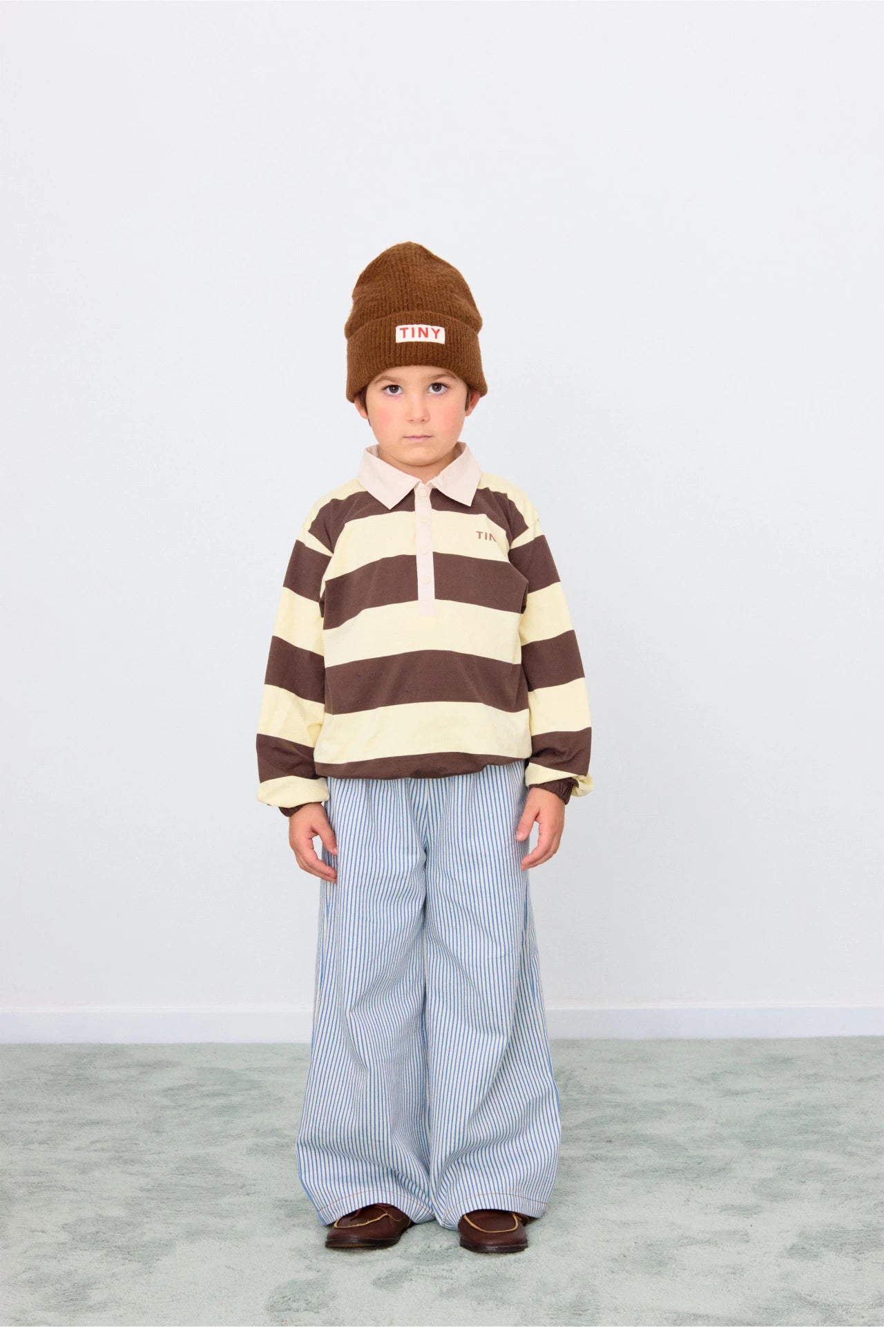 Tiny Cottons - Striped Polo Shirt