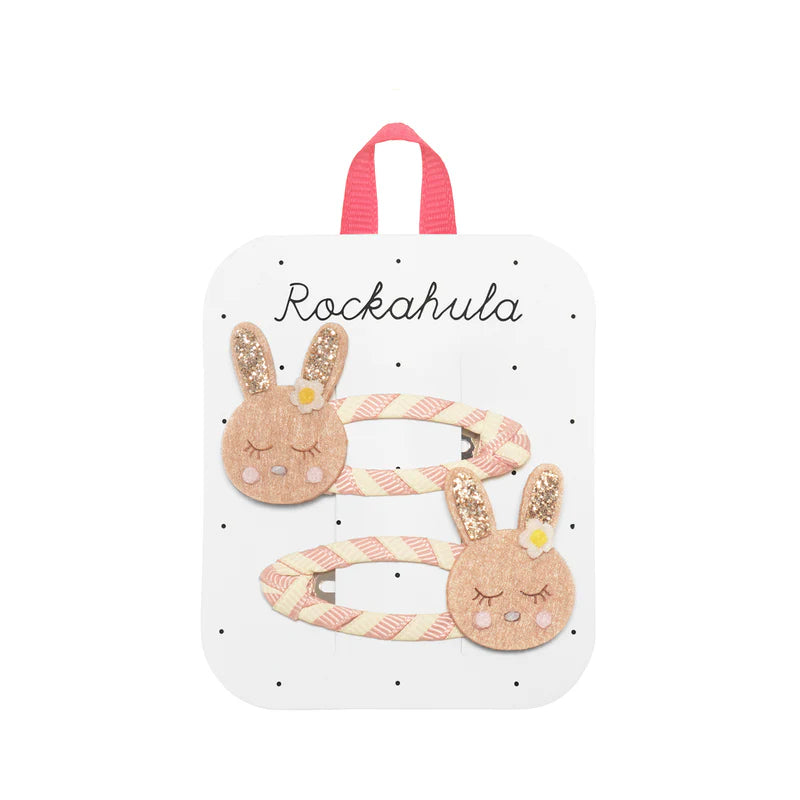 Rockahula - Barrettes lapin rayé