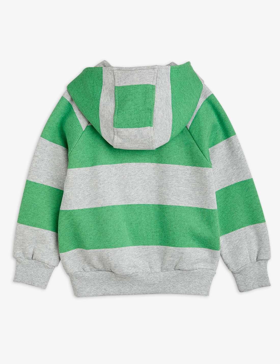 Mini Rodini - Sweatshirt à Capuche Zippé Rayé
