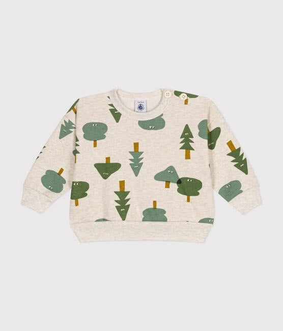Petit Bateau - Sweatshirt Trees (Baby)