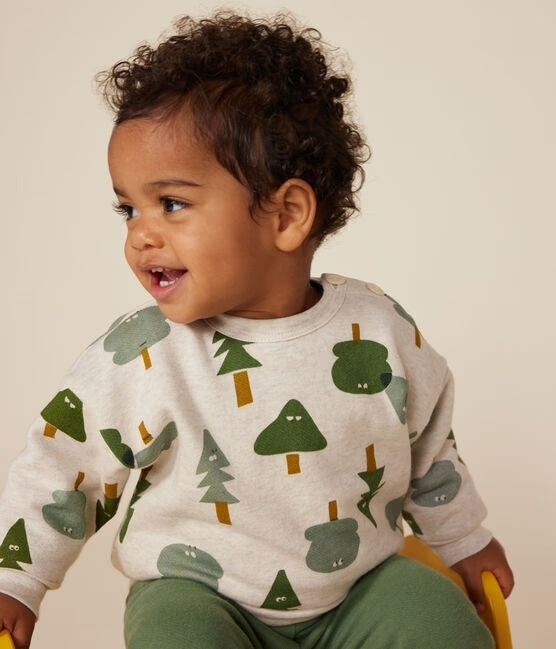 Petit Bateau - Sweatshirt Trees (Baby)