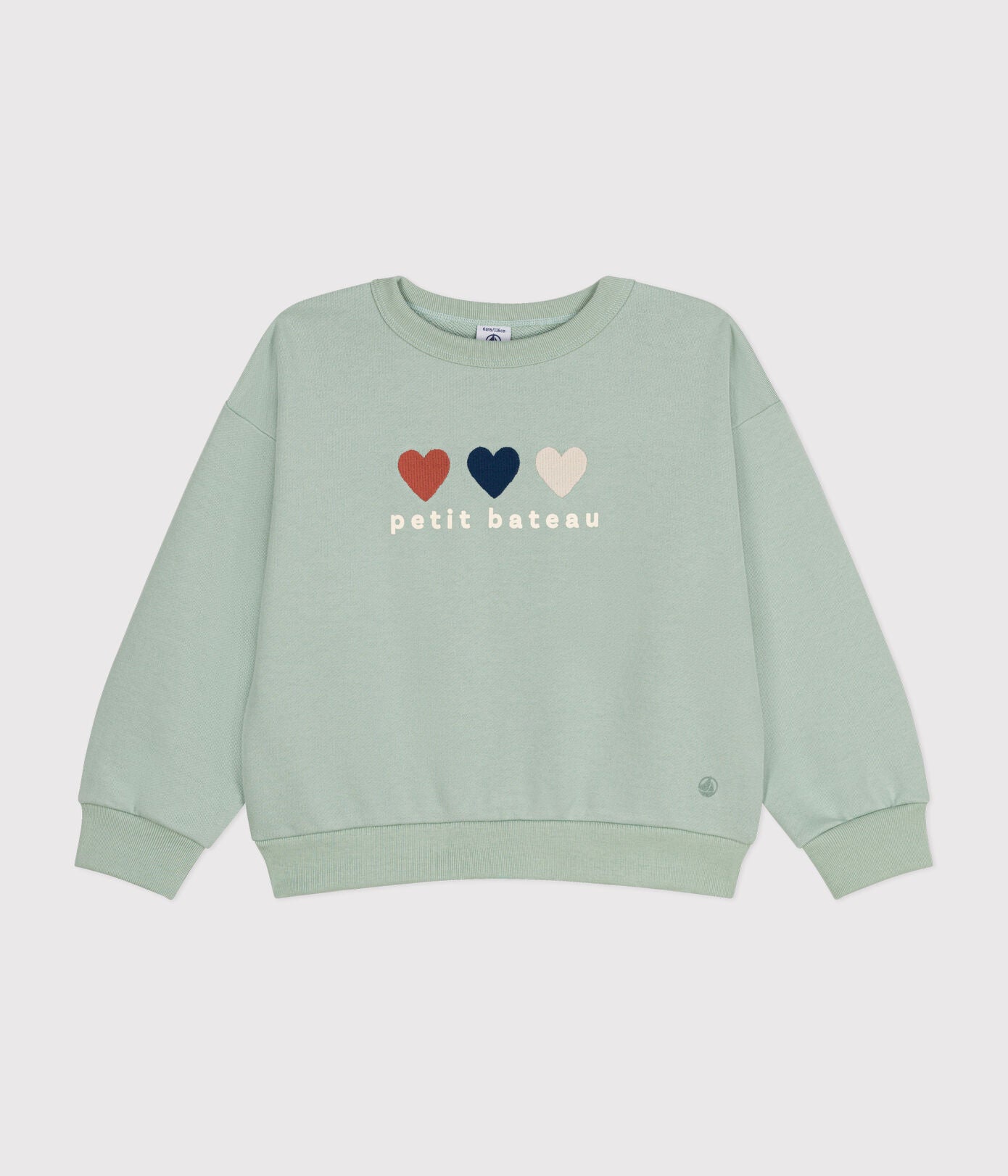 Petit Bateau - Sweatshirt Coeur en Molleton (Enfant)