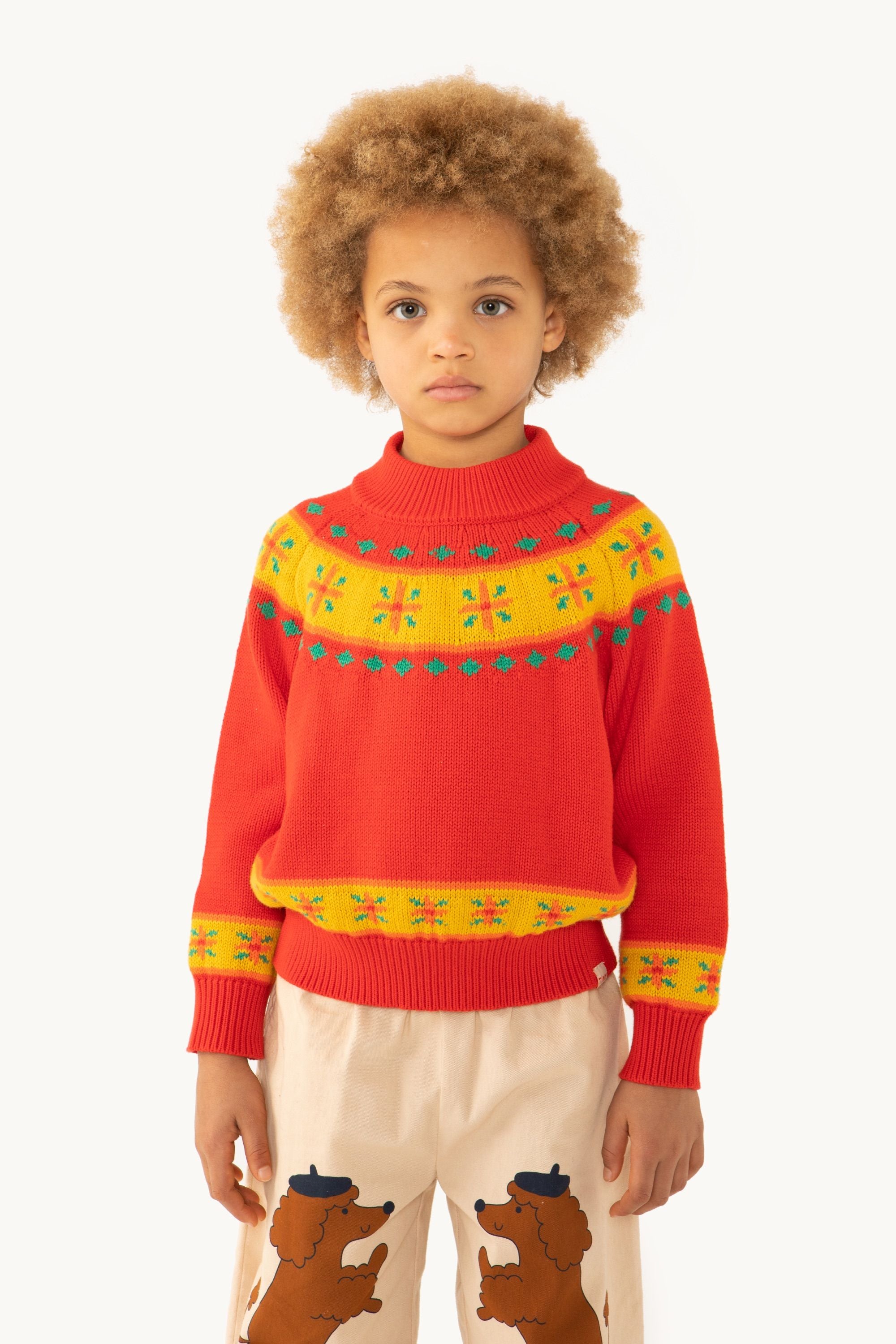 Tiny Cottons - Pull en tricot Folky