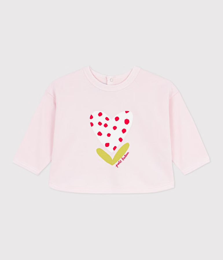 Petit Bateau - Sweatshirt bébé en coton à motifs