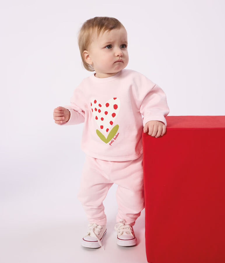 Petit Bateau - Sweatshirt bébé en coton à motifs