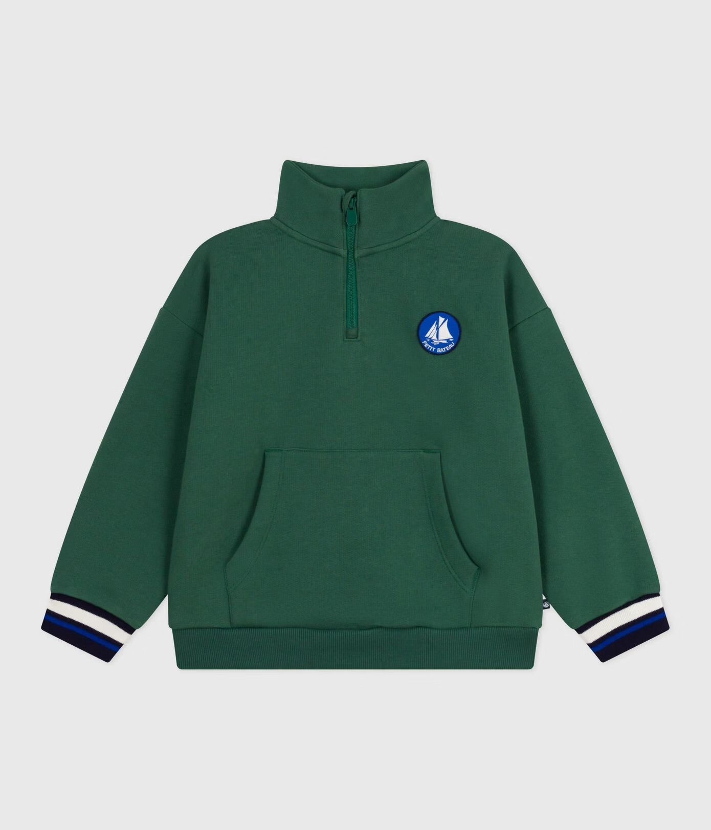 Petit Bateau - Sweatshirt Col Zip