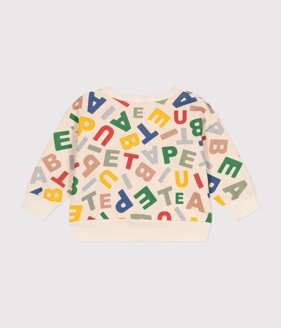 Petit Bateau - Sweatshirt Letters (Baby)