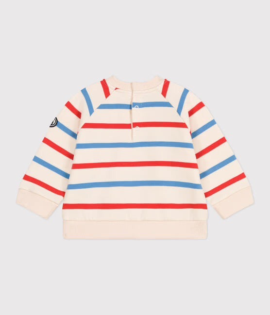 Petit Bateau - Striped Sweatshirt (Baby)