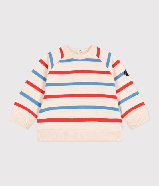 Petit Bateau - Striped Sweatshirt (Baby)