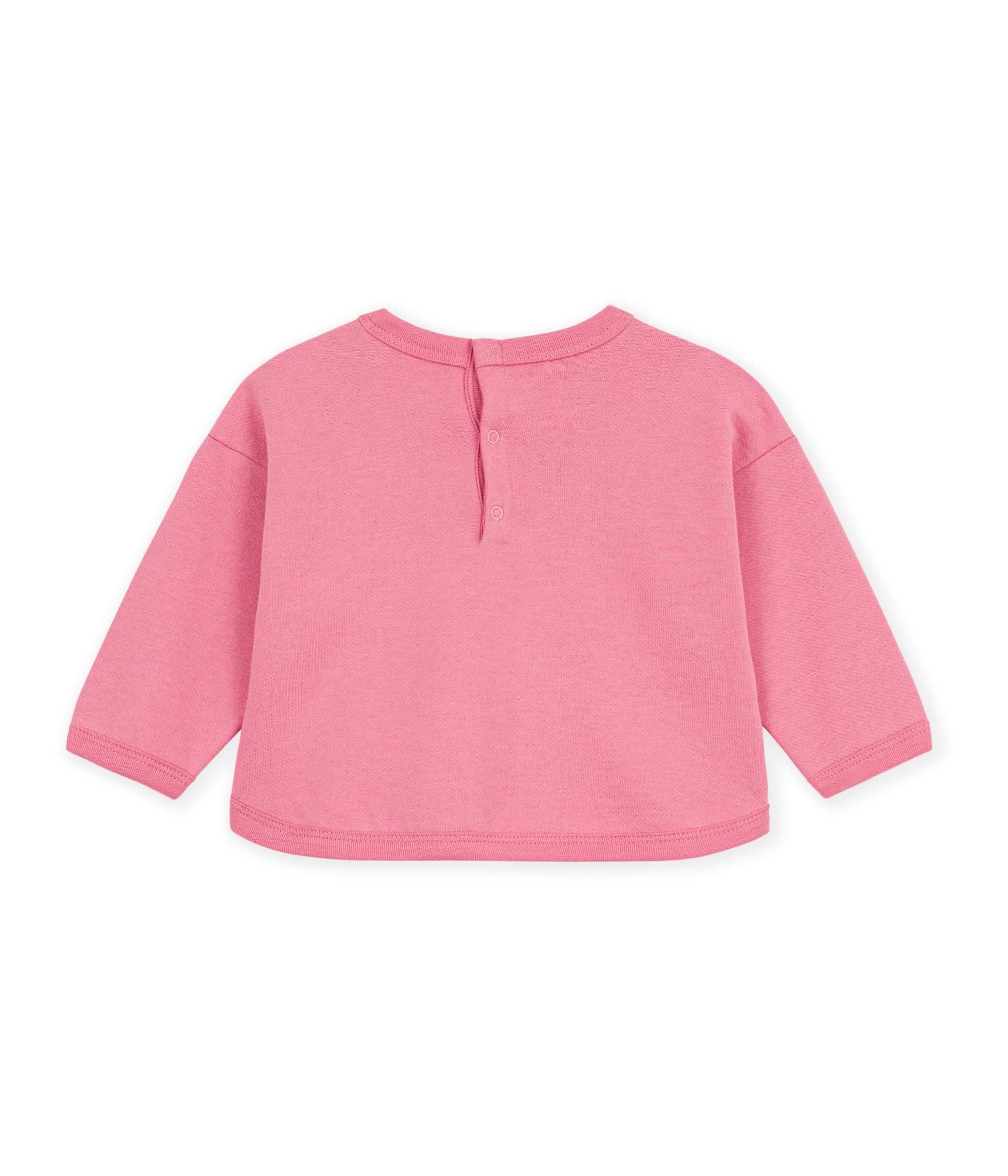 Petit Bateau - Sweatshirt bébé en coton imprimé animalier