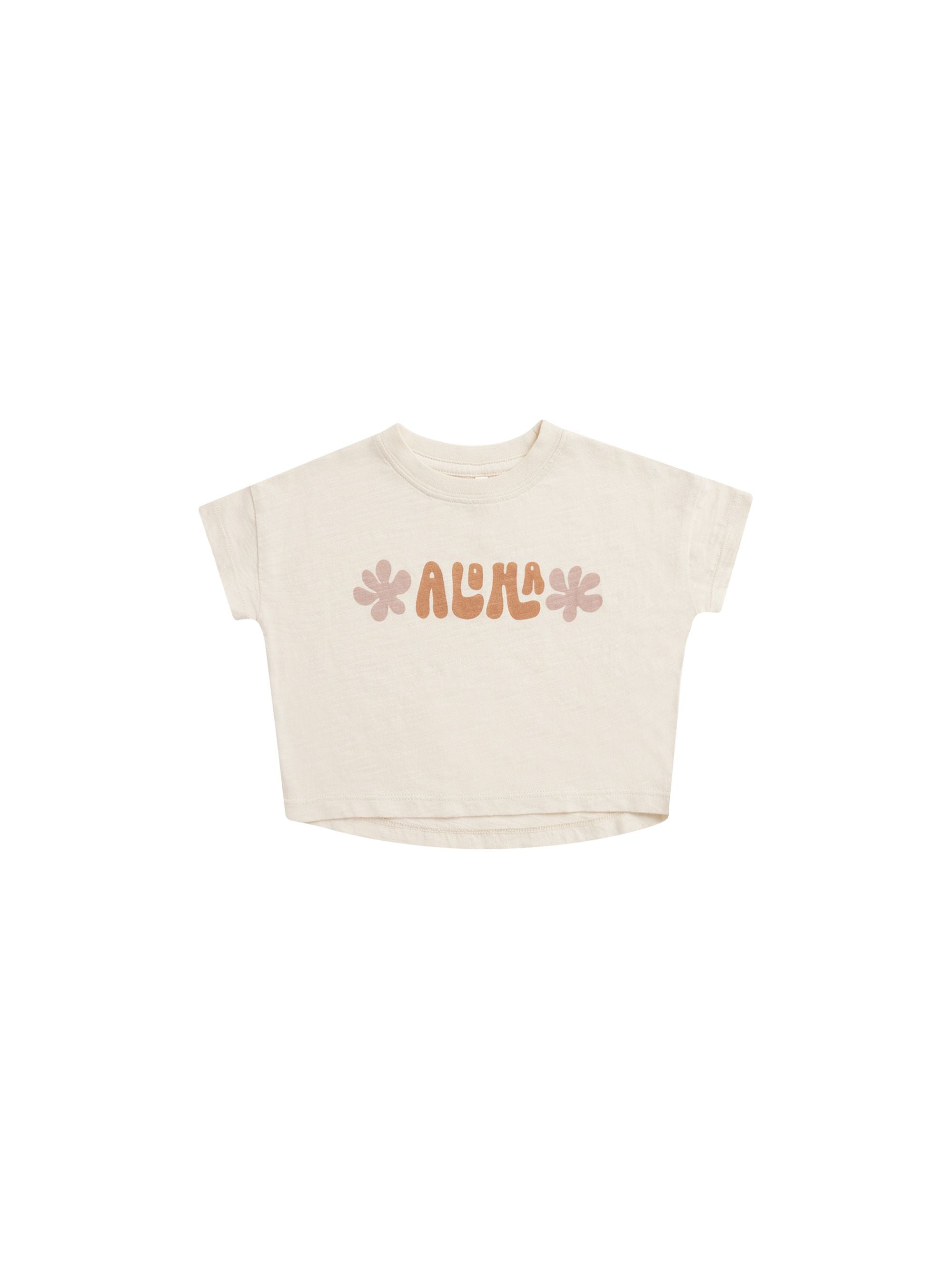Rylee + Cru - T-Shirt Boxy "Aloha"