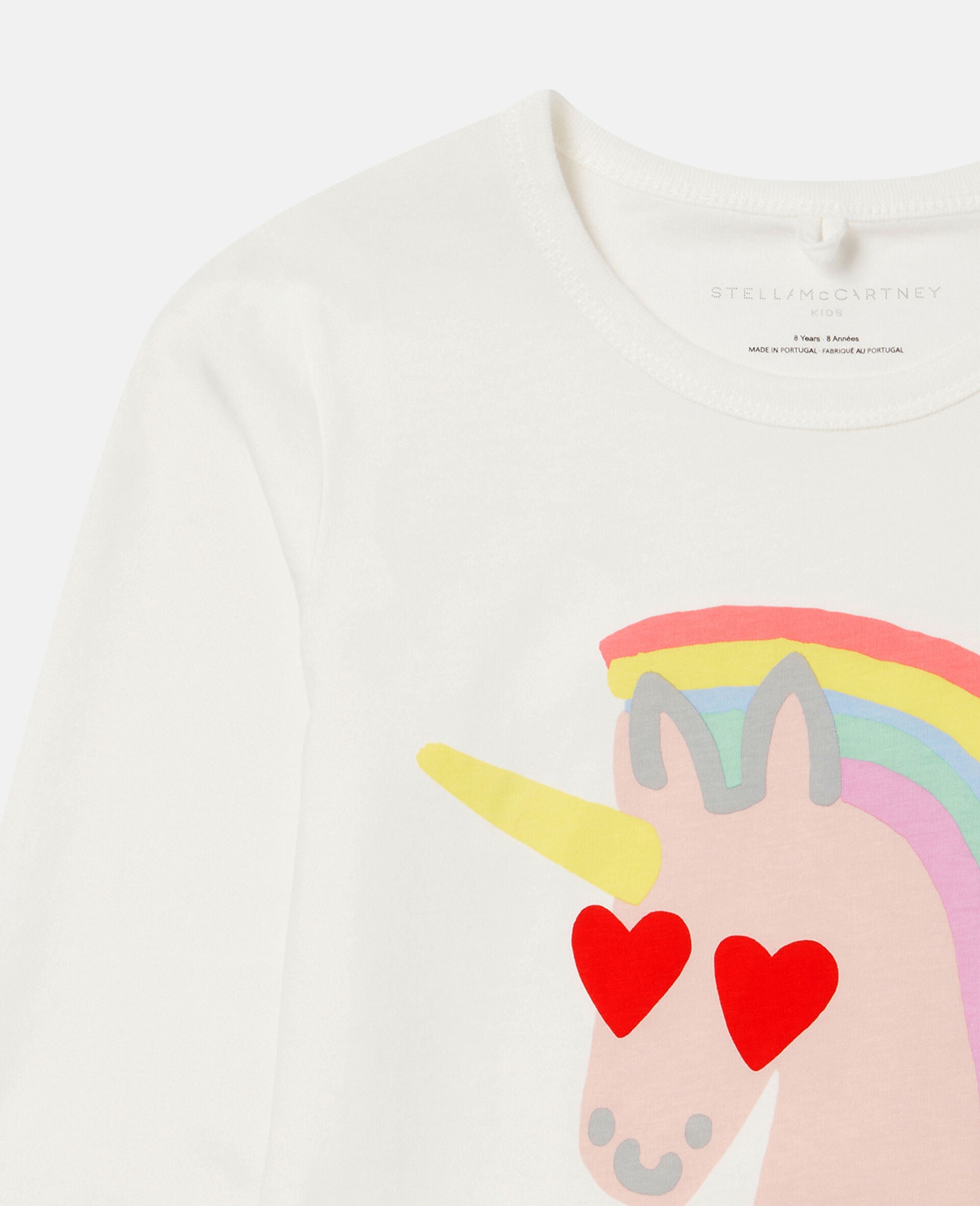 Stella McCartney - T-Shirt Licorne Coeur